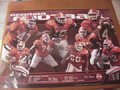 Picture: 2004 Georgia Bulldogs Schedule Poster fits a standard frame and features David Pollack, David Greene, Thomas Davis, Reggie Brown, Fred Gibson, Odell Thurman, Max Jean -Gilles and Will Thompson.