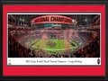Picture: This is the officially licensed Georgia Bulldogs 2022 National Championship 13.5 X 40 Blakeway panorama of Georgia's 65-7 win over TCU at SoFi Stadium double matted in Bulldogs colors and custom framed to 18 X 44. This panoramic photo, taken on January 9, 2023, at SoFi Stadium, captures the on-field celebration after the Georgia Bulldogs earned their second consecutive national championship. The Bulldogs were dominant all game, spoiling TCU's storybook ending to its Cinderella season with a resounding 65-7 victory. Led by quarterback Stetson Bennett's 6 touchdowns, Georgia set the record for the most points ever scored in a national championship game and became the first team to secure back-to-back championships in a decade.