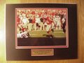 Picture: Michael Bennett Georgia Bulldogs original 8 X 10 photo double matted in team colors to 11 X 14 so that it fits a standard frame. This is from the South Carolina win so it comes with a plate that reads "Not So Superior Anymore, Georgia 41, South Carolina 30, September 7, 2013.