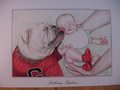 Picture: Georgia Bulldogs "Bulldog Baptism" original print approximately 13 X 19 in excellent shape with no pin holes or tears.
