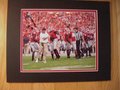 Picture: Jeremy Pruitt Georgia Bulldogs original 8 X 10 photo against Clemson professionally double matted in team colors to 11 X 14. We are the copyright holders of this image and the quality and clarity is fantastic.
