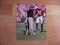 Picture: Kirby Smart leads the Georgia Bulldogs original and high quality 20 X 30 poster.