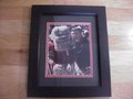 Picture: 2016 Kirby Smart and Hairy Dawg Georgia Bulldogs original 8 X 10 photo professionally double matted in team colors to 11 X 14 and framed in very nice black wood to 14.5 X 17.5.