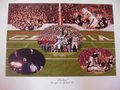Picture: Georgia Bulldogs "Blackout" print of the 2007 win over Auburn is almost 11 X 14 and is signed and numbered by the artist.