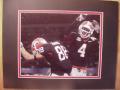 Picture: Sean Bailey and Kenneth Harris Georgia Bulldogs Sugar Bowl Blackout original 8 X 10 photo professionally double matted to 11 X 14 so that it fits a standard frame.